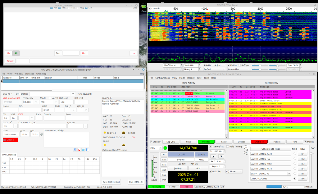 cqrLOG und XSJTX 
